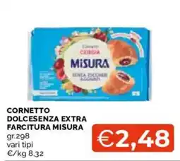 Mercatò Cornetto Dolcesenza Extra Farcitura Misura offerta
