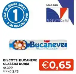 Mercatò Biscotti Bucaneve Classici Doria offerta