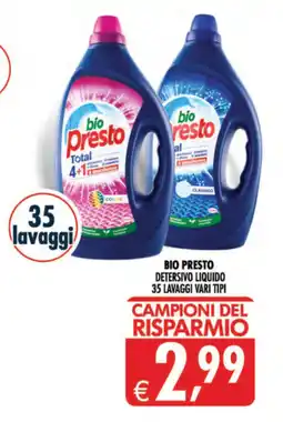 Deco Supermercati Bio Presto Detersivo Liquido offerta