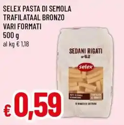 Famila Sedani rigati Selex offerta