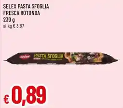 Famila Selex pasta sfoglia fresca rotonda offerta