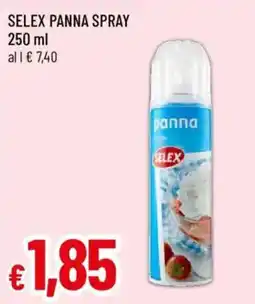 Famila Selex panna spray offerta