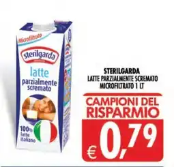 Deco Supermercati Sterilgarda latte parzialmente scremato microfiltrato offerta