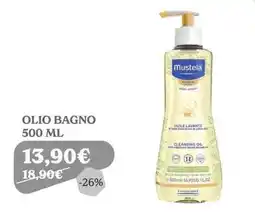 Iperbimbo Mustela Olio Bagno offerta