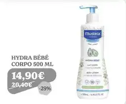 Iperbimbo Mustela Hydra Bébé Corpo offerta