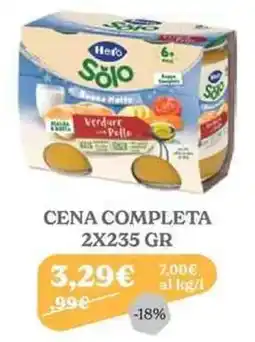 Iperbimbo Hero Solo Verdure con Pelle offerta