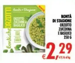 Deco Supermercati Bontà di stagione orzotto zucchine e basilico offerta