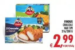 Deco Supermercati Findus Crocchette offerta