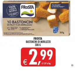 Deco Supermercati Frosta bastoncini di merluzzo offerta