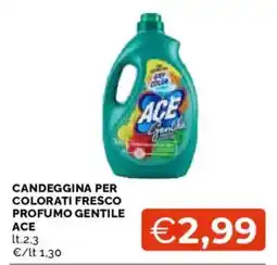 Mercatò Candeggina per colorati fresco profumo gentile Ace offerta