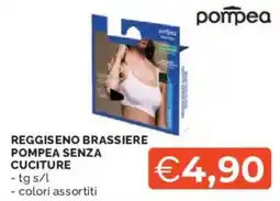 Mercatò Reggiseno brassiere pompea senza cuciture offerta