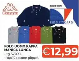Mercatò Polo uomo Kappa manica lunga offerta