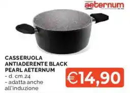 Mercatò Casseruola antiaderente black pearl aeternum offerta