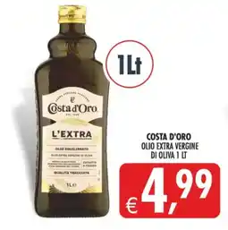 Deco Supermercati Costa d'Oro olio extra vergine di oliva offerta