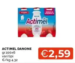 Mercatò Actimel Danone offerta