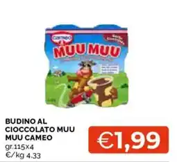 Mercatò Budino al cioccolato Muu Muu Cameo offerta