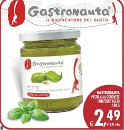 Deco Supermercati Gastronauta pesto alla genovese senza aglio offerta