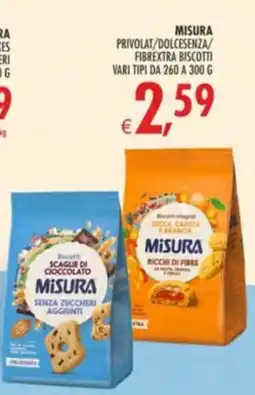 Deco Supermercati Biscotti integrali Misura offerta