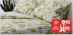 Deco Supermercati Completo letto policotone offerta