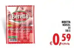 Deco Supermercati Beretta Wurstel classici offerta