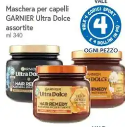 A&O Maschera per capelli Garnier Ultra Dolce offerta