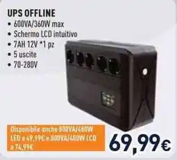 Unieuro UPS OFFLINE offerta