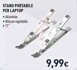 Unieuro Stand portatile per laptop offerta