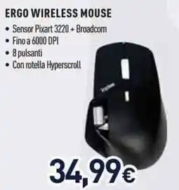 Unieuro Ergo wireless mouse offerta