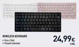 Unieuro Wireless keyboard offerta