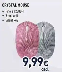 Unieuro Crystal Mouse offerta