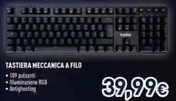 Unieuro Tastiera meccanica a filo offerta