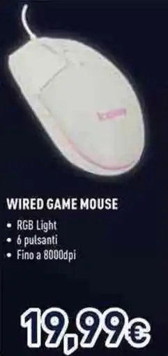 Unieuro Wired Game Mouse offerta
