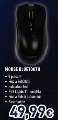 Unieuro Mouse bluetooth offerta