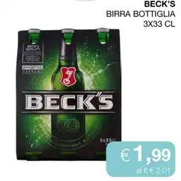 In Coop Beck's birra bottiglia offerta
