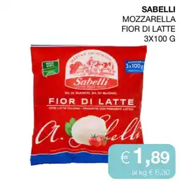 In Coop Mozzarella fior di latte Sabelli offerta