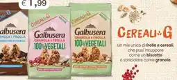 In Coop Galbusera Granola e Frolla 100% Vegetali offerta