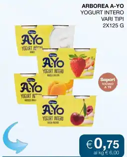 In Coop Arborea A-Yo Yogurt Intero offerta