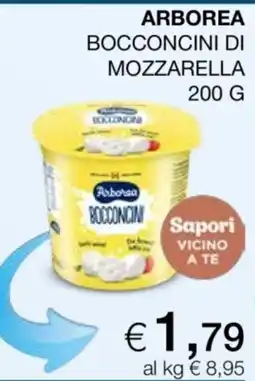 In Coop Arborea bocconcini di mozzarella offerta