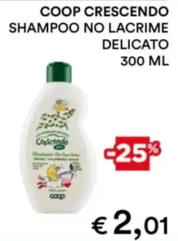 In Coop Shampoo no lacrime delicato offerta