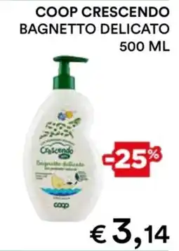 In Coop Bagnetto delicato Crescendo offerta