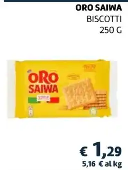 In Coop Oro Saiwa biscotti offerta