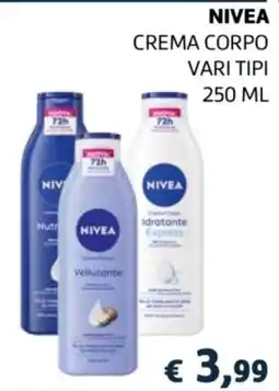 In Coop NIVEA crema corpo offerta
