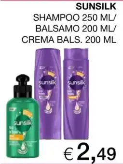 In Coop Sunsilk shampoo balsamo crema bals. offerta