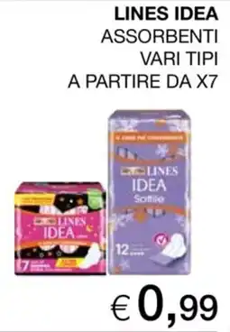 In Coop Lines Idea assorbenti offerta