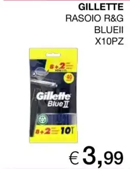 In Coop Gillette Rasoio R&G Blue II offerta