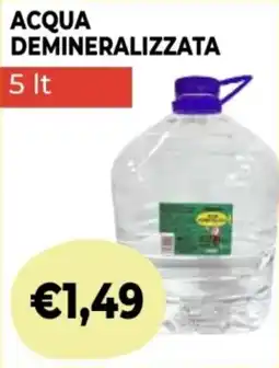 In Coop Acqua demineralizzata offerta