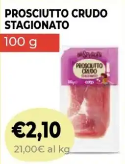 In Coop Prosciutto crudo stagionato offerta