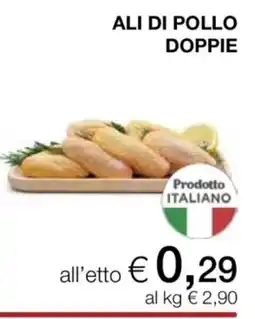 In Coop Ali di pollo doppie offerta