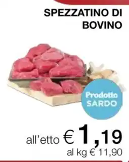 In Coop Spezzatino di bovino offerta