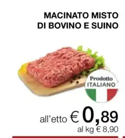 In Coop Macinato misto di bovino e suino offerta